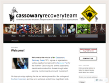 Tablet Screenshot of cassowaryrecoveryteam.org
